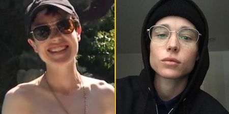 Elliot Page praised for first shirtless pic since coming out as trans