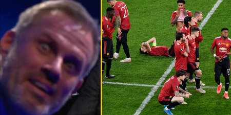 Carragher trolls Gary Neville after Man Utd Europa League defeat