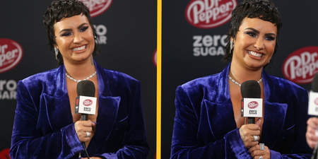 Demi Lovato criticised for holding a Dr Pepper zero sugar mic