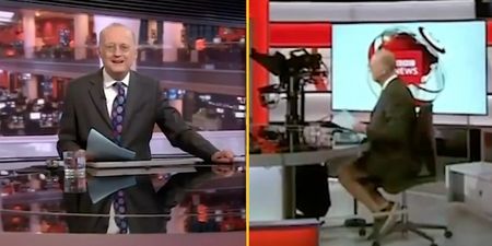 BBC News anchor caught wearing shorts under desk live on TV