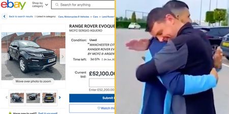 Range Rover gifted by Aguero to City staff member has been listed on eBay