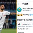 Fan predicts score and scorers of Italy-Turkey 10 hours before the match