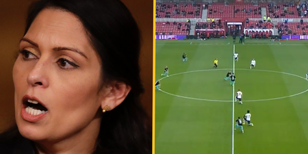 Priti Patel says fans have right to boo England team for taking the knee