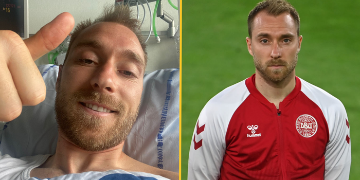 Christian Eriksen gives update on condition
