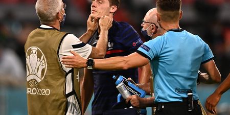France criticised for allowing Benjamin Pavard to continue after being ‘knocked out’