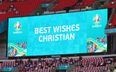 Denmark and Belgium pause game at 10th minute for Christian Eriksen tribute