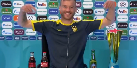 Yarmolenko asks Coke and Heineken for sponsorship at press conference