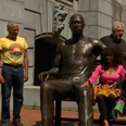 700-pound George Floyd statue unveiled in US