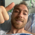 Christian Eriksen sends message to fans after hospital discharge