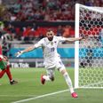 Both of Karim Benzema’s goals vs Portugal were scored on the 46th minute, 44 seconds