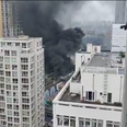 Large fire breaks out at Elephant and Castle station, south London