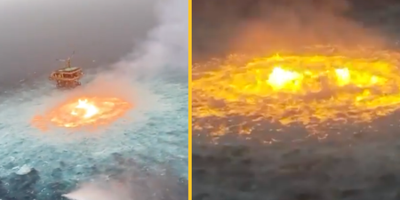 Fire on the surface of the Gulf of Mexico extinguished after five hours