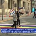 City mocked for covering up rainbow crossing the moment Pride month ended