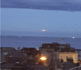 Student captures UFO ‘hovering above Devon coast before flying away’