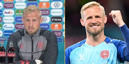 Kasper Schmeichel has brutal response when asked how he’ll stop it coming home