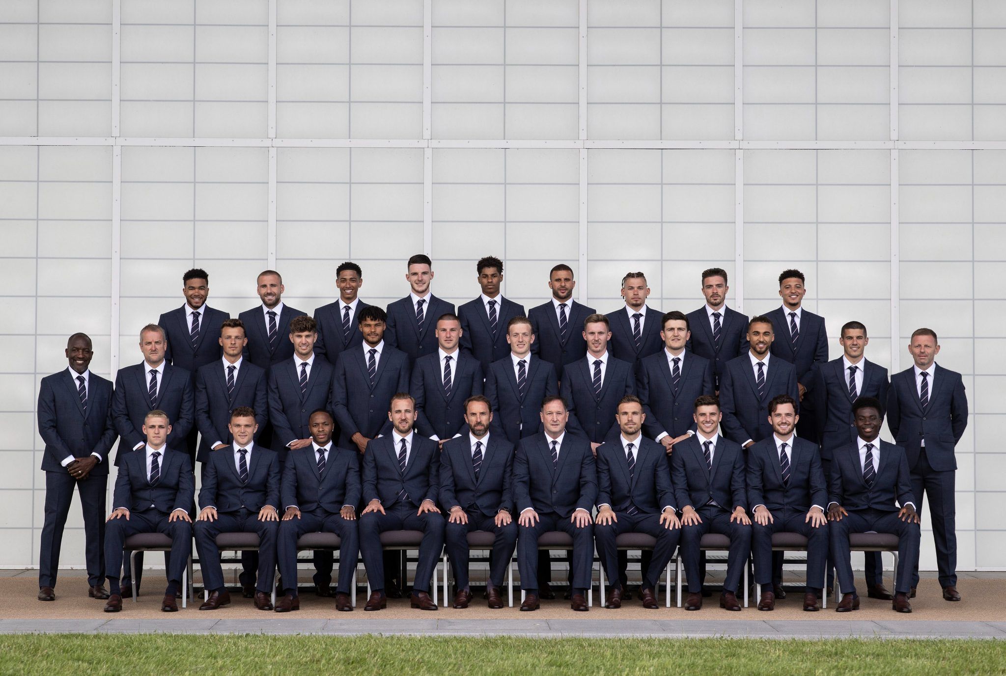 Team photo of the full Euro 2020 England squad