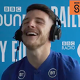 Declan Rice singing Sweet Caroline is everything you wanted it to be