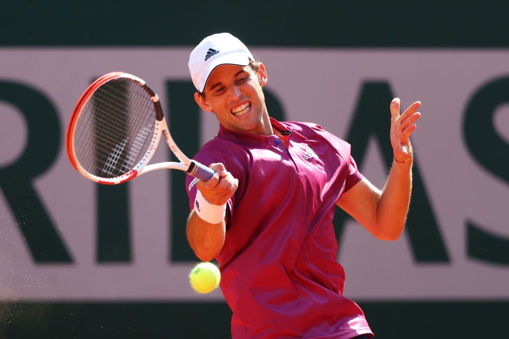 Dominic Thiem injured his wrist during the Mallorca Championships