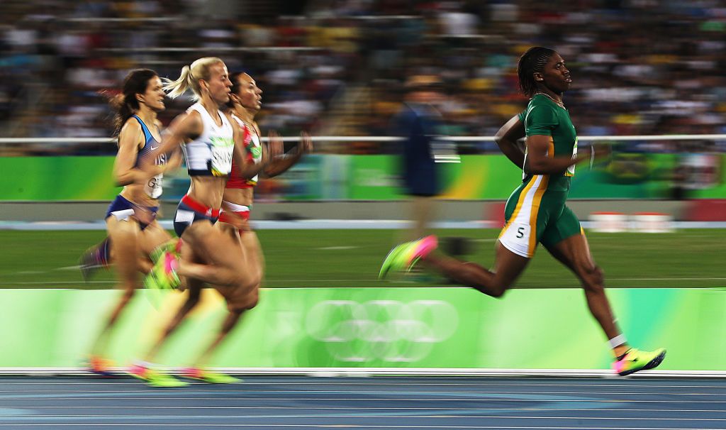 Caster Semenya coasts ahead of the competition back in 2016