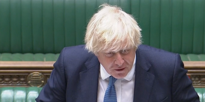 Boris denies defending people who boo taking the knee
