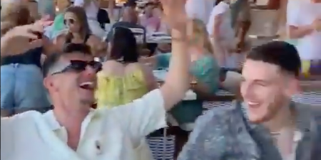 England players singing ‘Sweet Caroline’ on holiday is a joy to behold