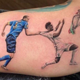 Italy fan gets tattoo celebrating Giorgio Chiellini’s ‘tackle’ on Bukayo Saka