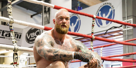 Hafthor Bjornsson on the prospect of facing Logan Paul and fighting in the UFC