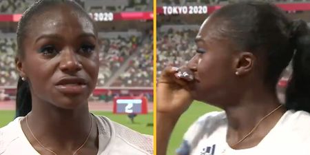 Heartbroken Dina Asher-Smith gives emotional interview as her 2020 Olympic dream ends