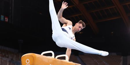 Max Whitlock retains his Olympic title in the men’s pommel horse