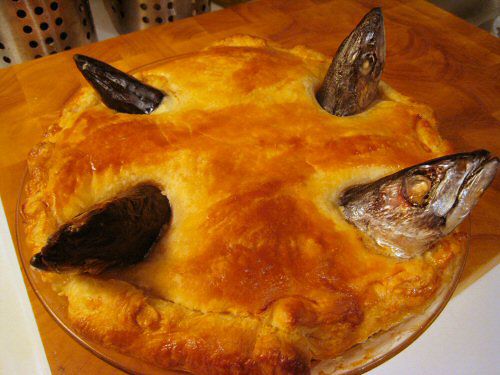 Stargazy pie can be taken away from several places across the UK