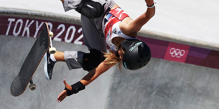 Sky Brown becomes Team GB's youngest ever medalist after winning a bronze in the skateboarding