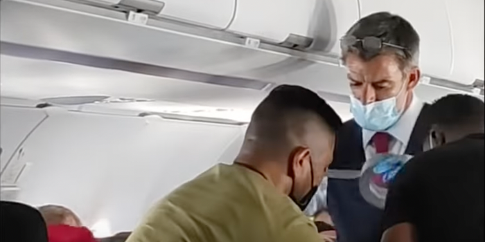 13-year-old duct-taped to plane seat after trying to kick out the window