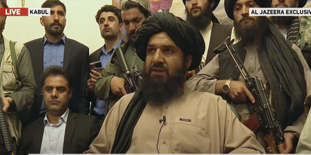 Troubling video shows Taliban celebrating inside Afghanistan presidential palace