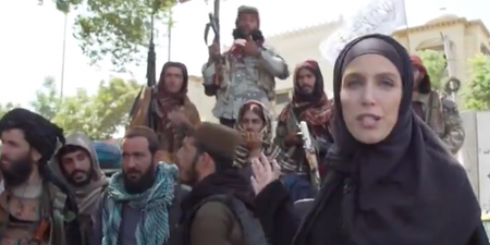 Taliban order CNN reporter to get out of their way because she’s a woman