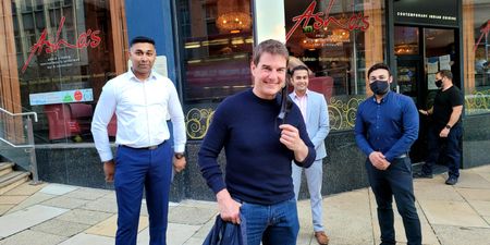 Tom Cruise casually grabbing a curry in Birmingham is content we love