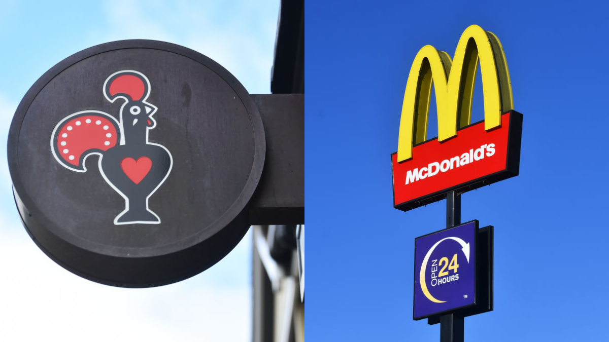 Nandos and McDonalds are also suffering from food shortages