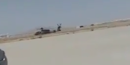 Taliban appear to fly helicopter left By US troops despite having no training