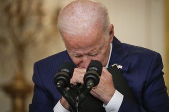 Biden puts head on his hands during tense exchange with Fox reporter