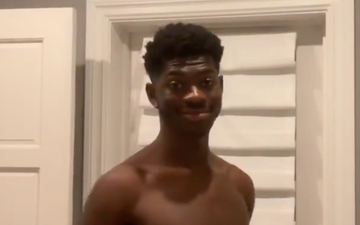 Lil Nas X shares his pregnancy pics and claps back at haters