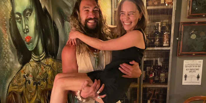 Emilia Clarke and Jason Momoa's drunken reunion
