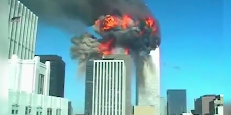Video shows moment US students caught 9/11 attack on film