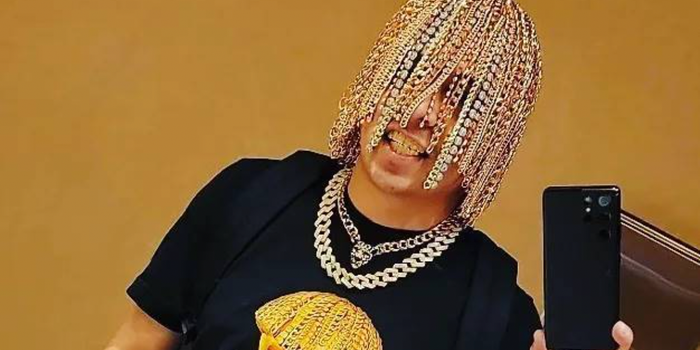 Rapper Dan Sur now gold chains implanted in his skull