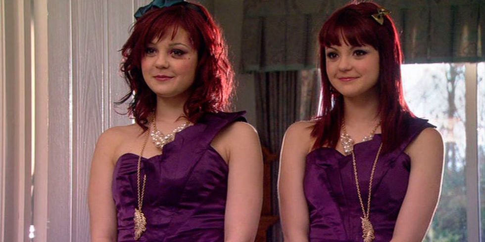 Skins twins Kathryn and Megan Prescott