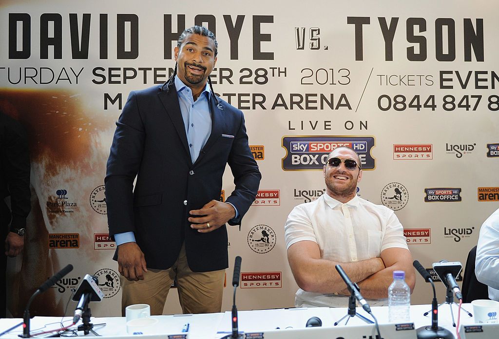 Haye vs Fury was cancelled back in 2013