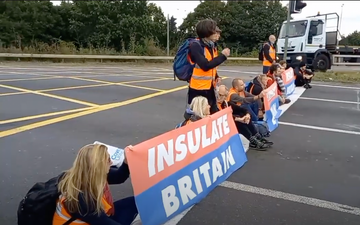 30 arrests made as climate protesters spark huge delays with M25 blockade