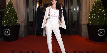 Cara Delevingne causes a stir with ‘peg the patriarchy’ vest at Met Gala