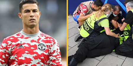 Cristiano Ronaldo shot injures security guard during warm up
