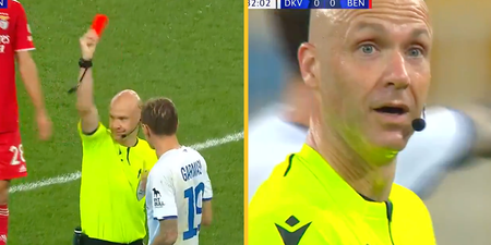 Anthony Taylor forced to change decision after red card howler