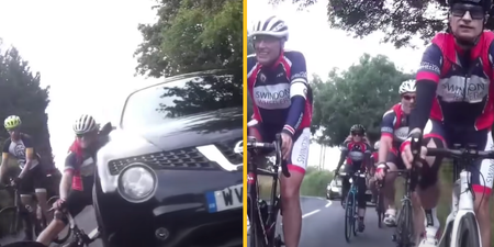 Driver punches cyclist after getting enraged at his riding group