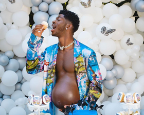 Lil Nas X shows off ‘baby bump’ for album teaser video